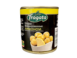Оливки фаршированные ж/б 200гр Лимоном "Fragata" 1*12 Испания
