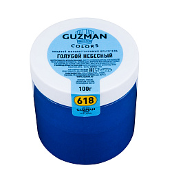 Краситель жирорастворимый Голубой небесный 100гр "Guzman"
