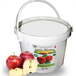 Джем термостабильный с кусочками фруктов 80% Яблоко 12,5кг "КФ"