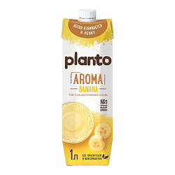 Напиток "Planto" Aroma Banana соево-банановый 1л 1*12