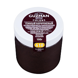 Краситель жирорастворимый Темный коричневый 100гр "Guzman"