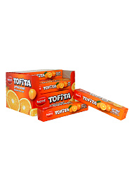 Жевательная конфета 20шт*47гр вкус Апельсин "Тофита" 1*12